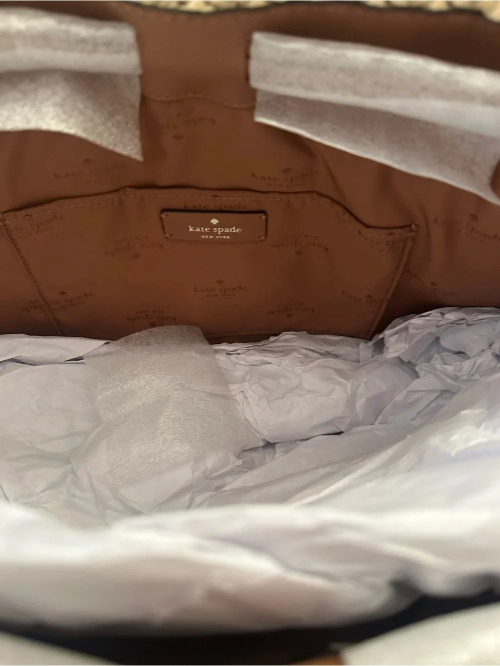 Kate Spade Pinch Straw Shoulder Bag